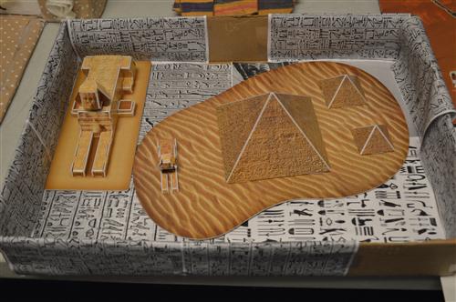 Pyramids and Sphinx 